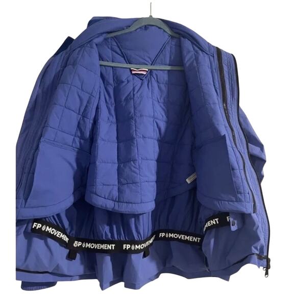 FP Movement Shred-It 5-in-1 Hooded Jacket in Blue Size S New w/ Tag MSRP $498 - Picture 7 of 12